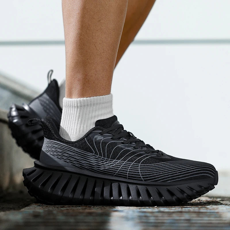 High Quality Platform Sports Shoes Men Women Mesh Chunky Sneakers Cushioning Cross Training Shoes Fashion Versatile Luxury Shoes