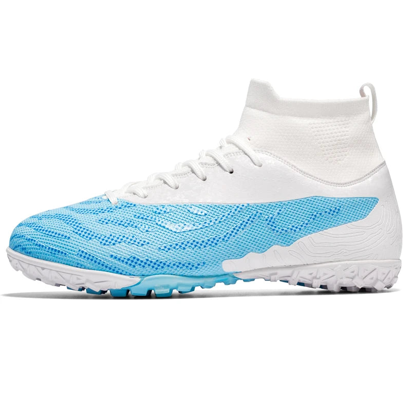 Treinamento masculino sapatos de futebol sociedade chuteiras sapatos de futebol rápido profissional indoor campo botas tênis ultraleve jogo